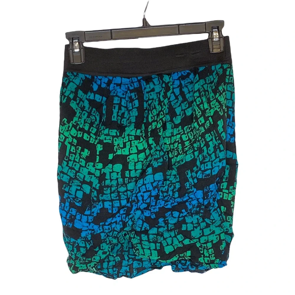 Massimo Ditto Skirt Lightweight Multi Color Sz‎ XS Short